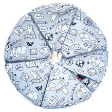 Mon bebe 夢貝貝 輕量防水海綿頭套 脖圍40-48公分, XXL, 灰色, 1個