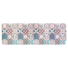 STYLE G 時代家居 奈米絨軟式硅藻土吸水防滑地墊, 雅緻花磚, 1個