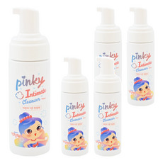 i'm pinky 兒童專用私密處清潔慕斯, 弱酸配方 溫和不刺激, 150ml, 5瓶
