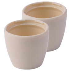 iValue BIBS 矽膠奶嘴蓋, 象牙白色, 2個