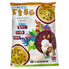水里鄉農會 百香果蒟蒻果凍 12入, 18g, 1袋