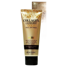 3W CLINIC 晶鑽凍齡黃金面膜, COLLAGEN Luxury Gold Peel Off Pack, 100g, 1條