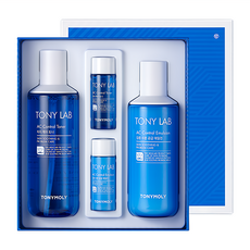 TONYMOLY TONY LAB AC控油淨痘化妝水乳4件組 肌膚舒緩護理, 1組