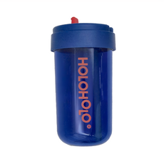HOLOHOLO TONTON CUP 吸管杯 零件皆可拆卸清洗, 藍色, 450ml, 1個