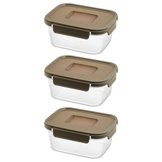 comet Home BPA FREE 帶刻度保鮮盒, 3個, 920ml