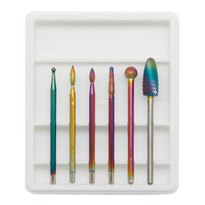 SM IVIT 電動磨甲機彩色替換頭6件組, 1組