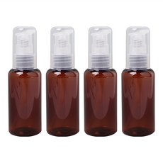 SONAK SONAK 按壓式分裝瓶 60ml, 咖啡色, 1組