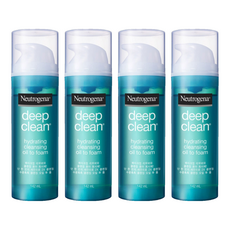 Neutrogena 深層淨化洗卸輕透潔顏油 保濕型, 142ml, 4瓶