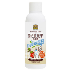 Fox wood Tales 狐狸村傳奇 酵素奶瓶蔬果洗潔液, 100ml, 1瓶