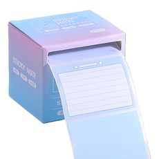 德利生活 漸變抽拉式標籤貼 紫色 高顏值易抽取, 1入, 長:63mm