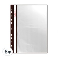 DaTaBanK 三田文具 11孔輕便軟質資料簿 A4 FX-11-30-49 黑色, 6本