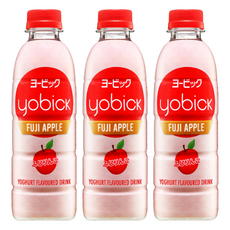 DyDo Yobick乳酸菌飲富士蘋果味 優格口味, 310ml, 3瓶