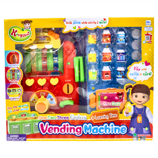 YOUNG TOYS 小荳娃娃 自動販賣機 女孩 家家酒 玩具, 1組