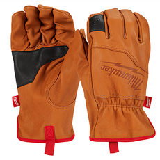 Milwaukee 美沃奇 羊皮手套, M, 紅黑色