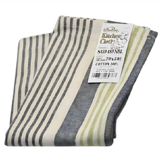 DULTON 100%印度綿 家事布 擦拭巾 海軍藍檸檬綠 70 x 50cm, 1個