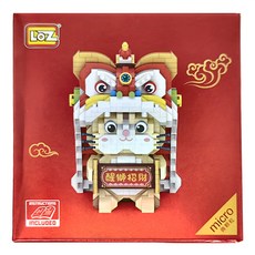 LoZ 微型迷你積木, #9258 醒獅招財, 1盒