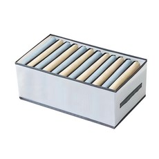 PVC衣物分隔盒 12格, 灰邊, 1個