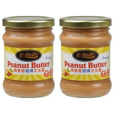 e-taste 易食客 細滑花生醬 227g, 2罐
