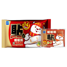 R&R 萊禮生醫 暖暖熊 14小時貼式暖暖包 10個, 1包
