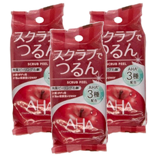 BCL AHA 柔膚潔面皂 磨砂, AHA 3種配合, 100g, 3包