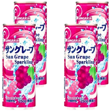 SANGARIA 葡萄味汽水飲料, 250g, 4罐