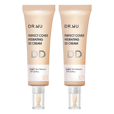 DR.WU 達爾膚 台灣公司貨 超完美保濕DD霜 SPF28 PA++, 明亮色, 40ml, 2條