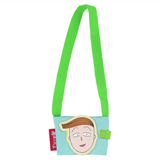 櫻桃小丸子杯套提袋 35x13cm聚酯纖維皮革尼龍材質, 花輪, 1個