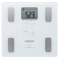 OmROn 歐姆龍 體脂計 HBF-214 白色, 精準測量體重體脂, 1個