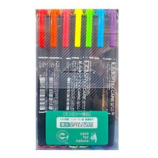 ZEBRA 斑馬牌 OPTEX CARE 環保螢光記號筆 WKCR1-7C 重點標記、環保材質、色彩鮮明, 多色, 7支