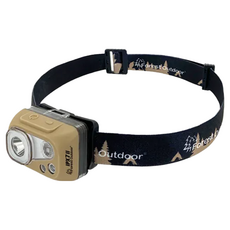 Forest Outdoor 群森戶外 IPX7 II 防水遠近光感應頭燈 FTHL-301CM, 沙色, 1個