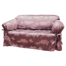 Cotton Field 棉花田傢飾 光燦緹花沙發便利套 藕紫色 100%聚酯纖維, 1個, 單人