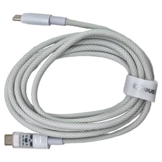 Baseus 倍思 透明CD系列 Type-C to Type-C 100W 快速充電線, 2m, 皓月白, 1條