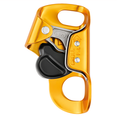 PETZL CROLL S 胸式上升器 85克 CE EN 567 UIAA認證, 適用繩徑 8~11mm, 黃色