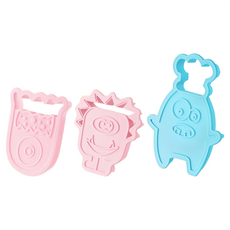 zenker 怪物餅乾模具，3件套, 1組, 混和顏色