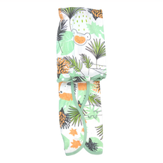 OhBabyLying 開釦袖成長包巾 春秋薄款 兩袖可拆卸 100%棉 M號 雨林獅子