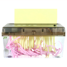 aibo A4 輕便電動碎紙機 USB/電池兩用 0.5cm細密碎紙 22cm碎紙入口, 黑色, USB-03B