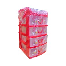 Disney 迪士尼 桌上抽屜, 米奇系列家族, 4層, 1個