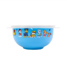 不銹鋼附蓋餐碗, 汪汪隊立大功 藍色, 1個