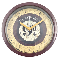 Harry Potter 哈利波特 9又3/4月台 主題桌上時鐘 鬧鐘, 酒紅色, 哈利波特9又3/4月台