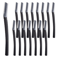 小麥購物 修眉刀 長款 G620, 顏色隨機, 16支