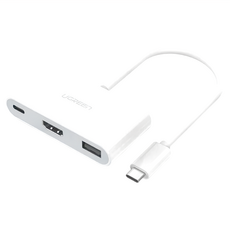 UGREEN 綠聯 USB-C轉HDMI多功能轉接器, US163, 1個