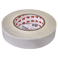 AA 晶裕荃 無痕雙面布膠帶 30mm x 25m, 白色, 1個