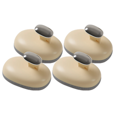 蕉蕉購物 去角質搓泥洗澡刷, 米色, 4個, 輕鬆去除老廢角質, 1入