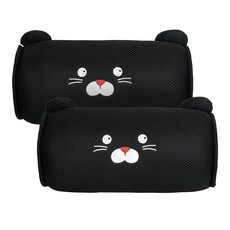 ToriTori 倉鼠汽車頸枕, 黑色, 2個