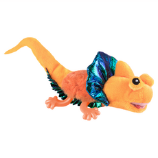 MGP 橘蜥蜴 玩具 毛絨/機芯/USB充電器, 1個