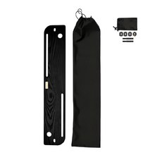 日月鉄工所 專用天板外掛衣架 黑色, 厚度9mm