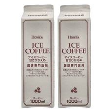 HOMER 加糖咖啡, 1L, 2瓶