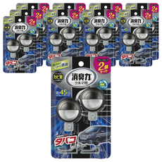 ST 雞仔牌 消臭力 車用夾式芳香劑 2個 Set, 除煙薄荷, 10個