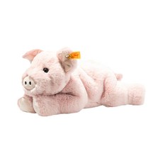 Steiff 德國金耳釦泰迪熊 黃標玩偶, 28cm, Soft Cuddly Friends Piko pig 小豬, 1個