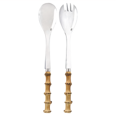 SABRE PARIS Panda 竹系列 沙拉叉匙組, 手洗餐具, 27 公分, 1組